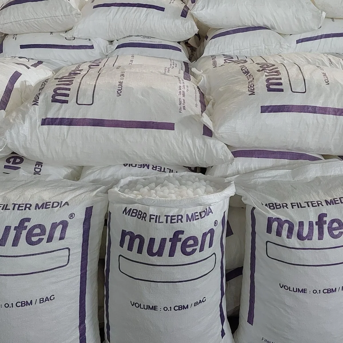 Hasil Produksi Media MBBR di Pabrik PT Intan Pertiwi Nusantara